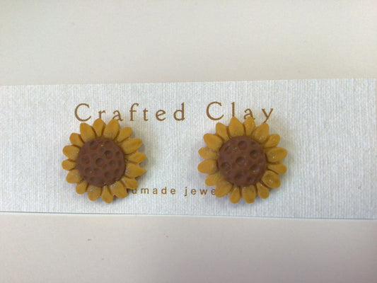 TCK - Clay Sunflower Earrings