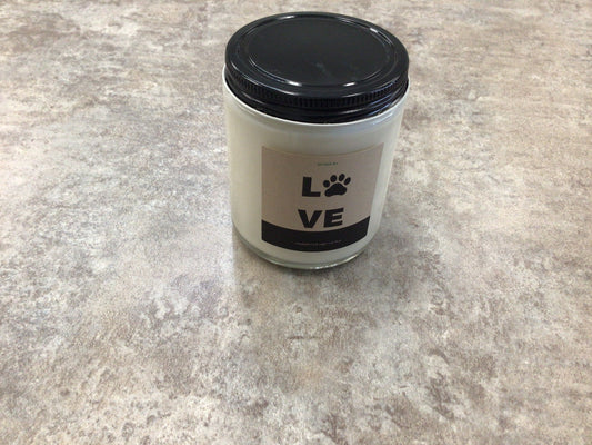 NW - “Pet Love” Sandalwood Sage 8oz Soy Candle