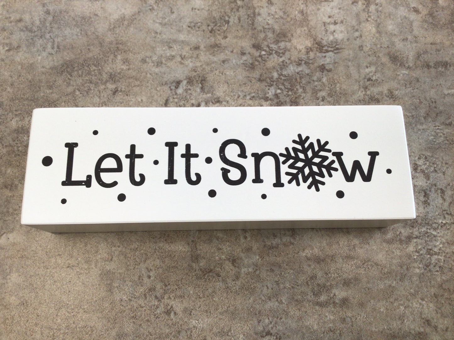 WHD Mini Block Let It Snow