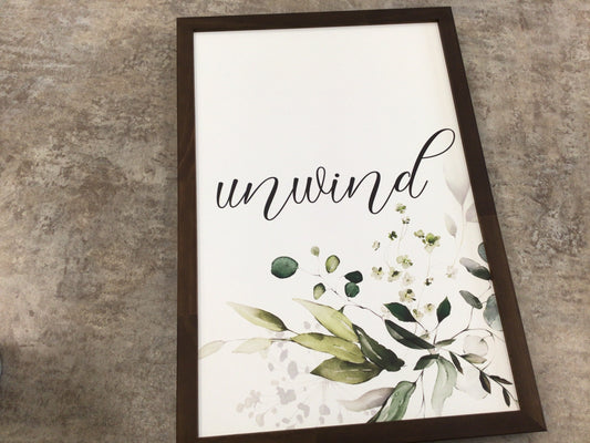 WHD - Unwind (leaves) sign