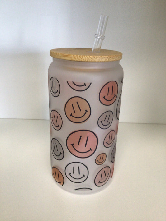 CCL800 - Happy Face Can Glass