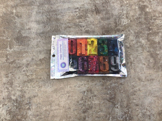 HNP - “Sparkly Numbers” Crayon Set