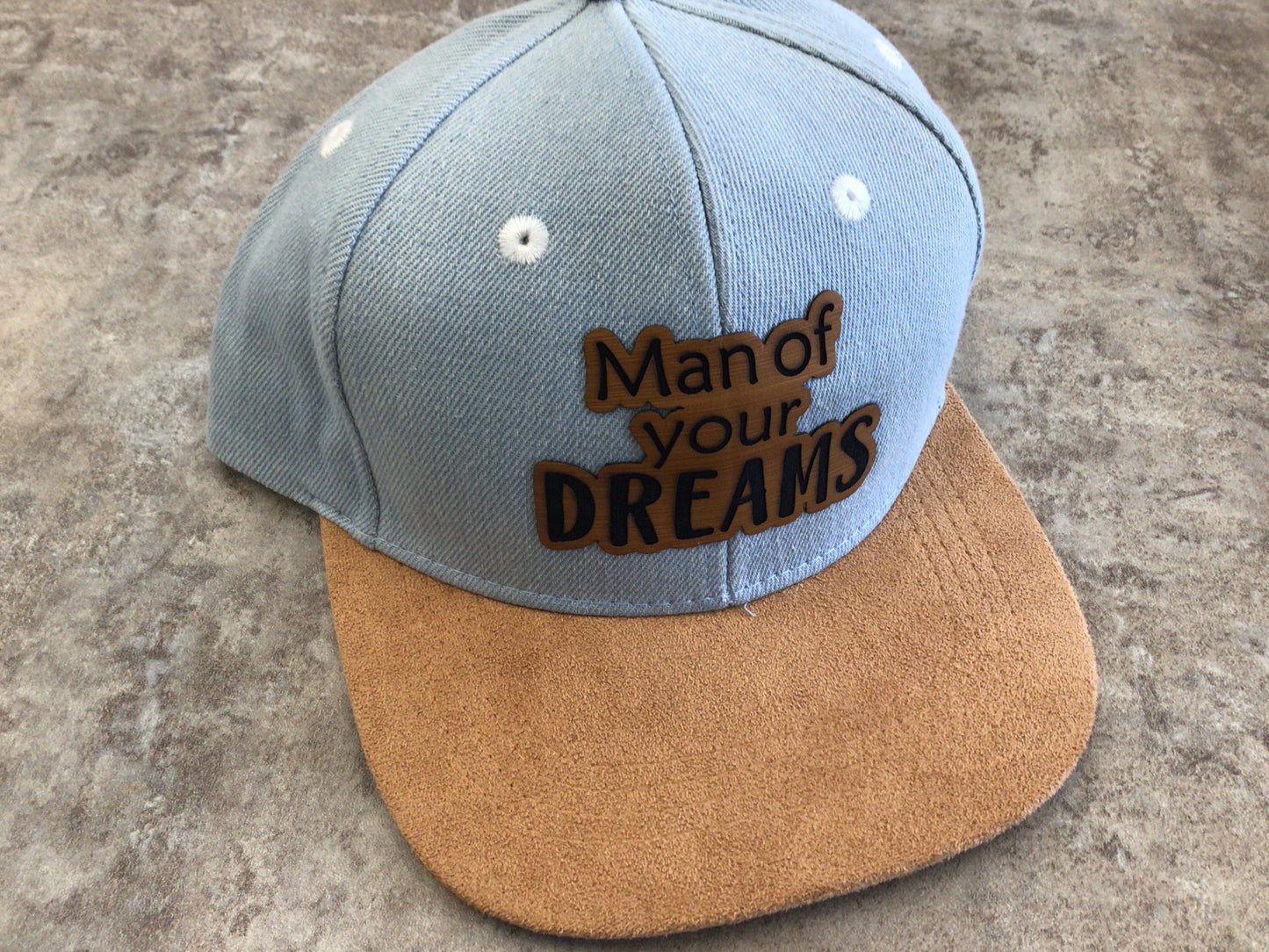 LAS-01 Kids Patched Hats - Denim