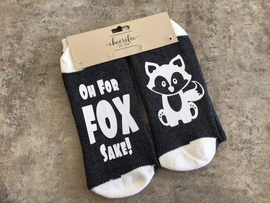 CSS148 “Fox” Socks (Dark Grey)