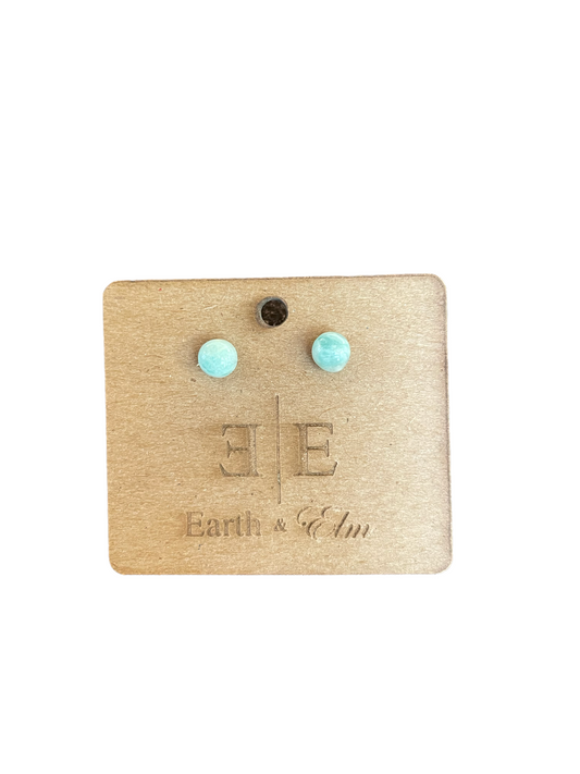 EAE-52 “6x6 Amazonite” Earrings