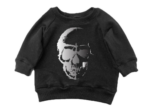 PAM-05 Skull Raglan Black