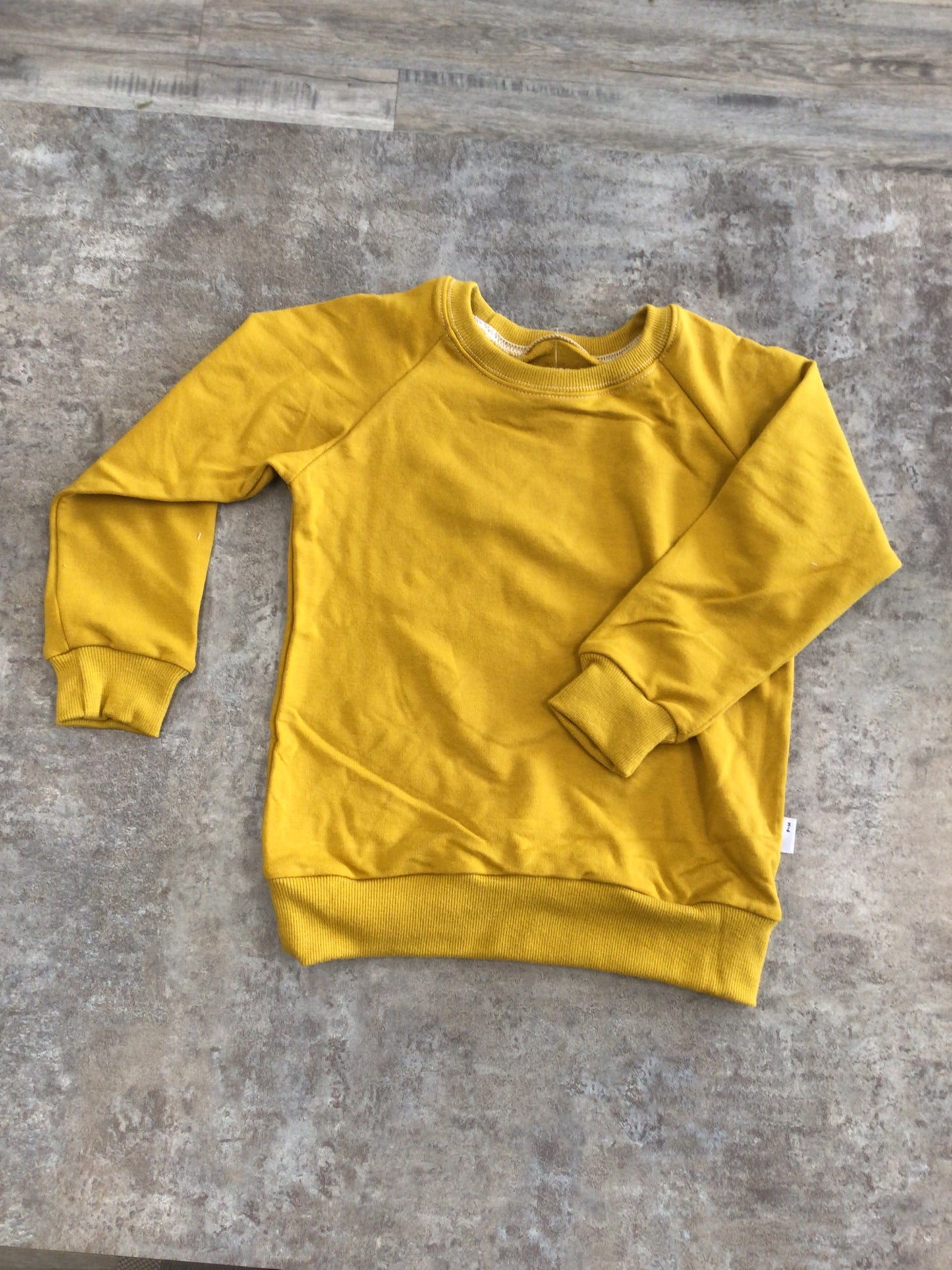 PAM - French Terry Sweater - Mustard
