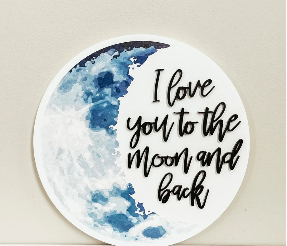 KDC-93 The Moon And Back 3D sign