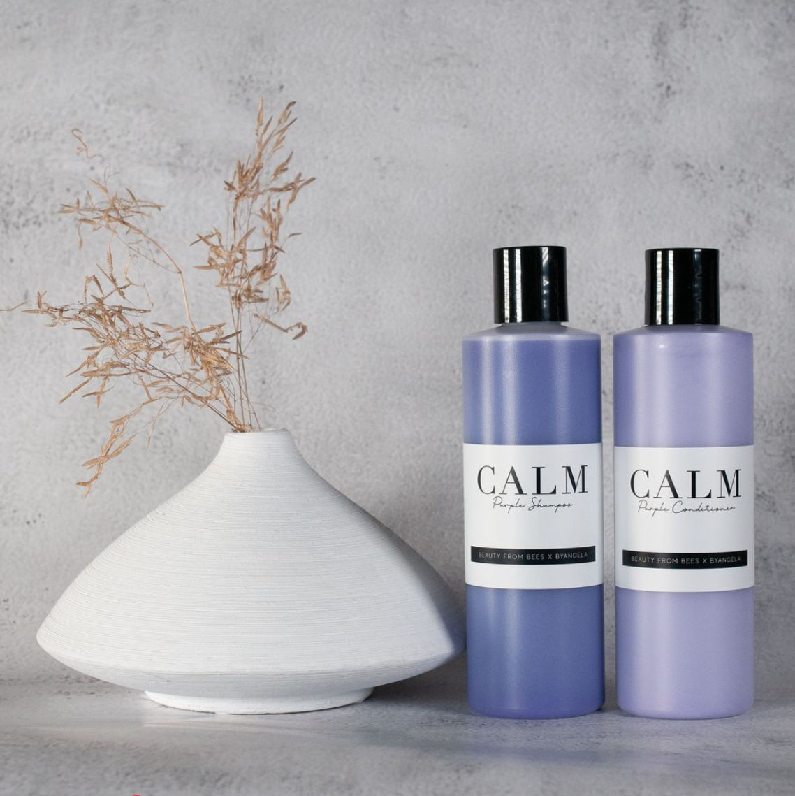 CALM Purple Shampoo and Conditioner