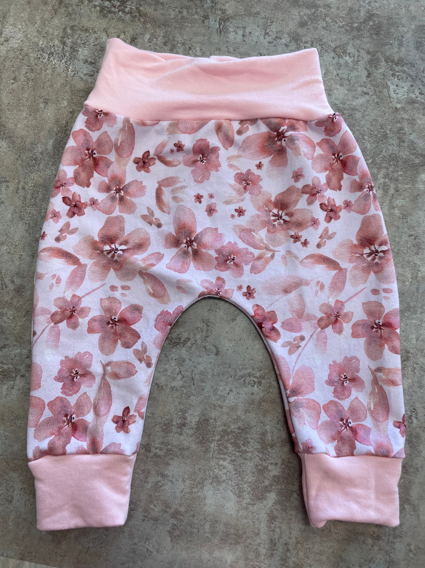 OAC Baby Harem Pant - Pink Floral