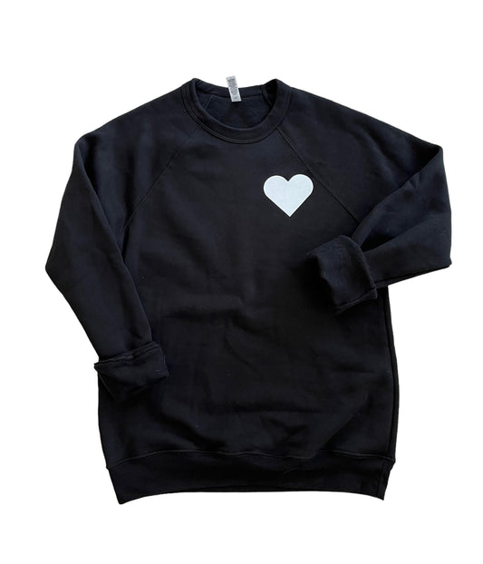 TCK Black Heart Sweater
