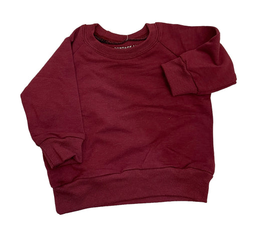 PAM - Bamboo French Terry Sweater - Wine