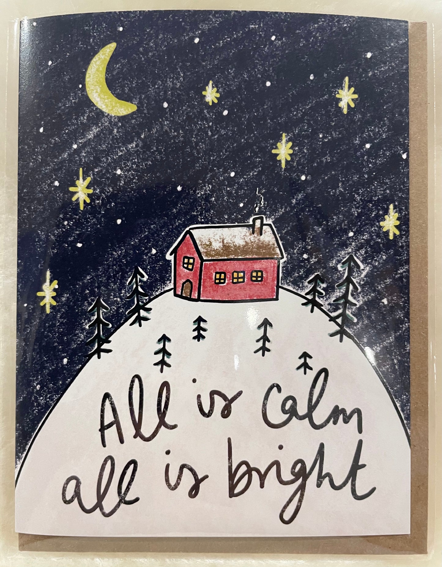 LMP-12 All is Calm Christmas Card