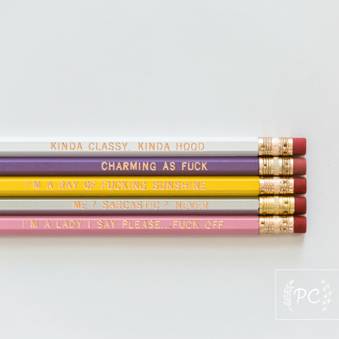 PCP0612-013 “Charming & Cheeky Set 1” pencils