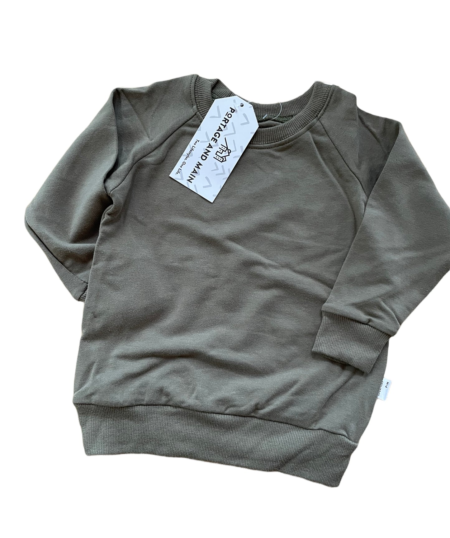 PAM-46 Olive Sweater - Bamboo