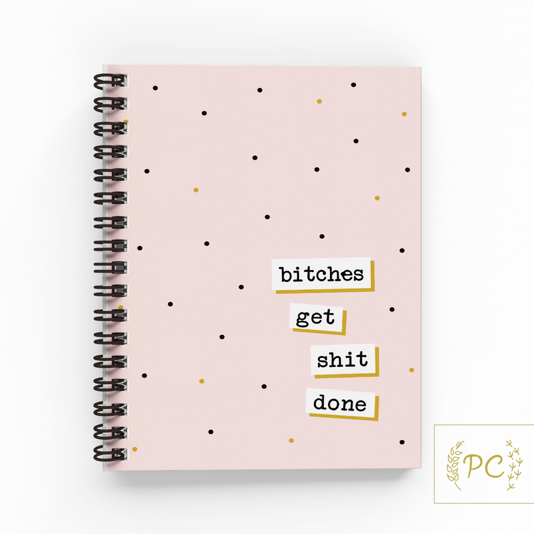 PCP0320-015 bitches get shit done Notebook
