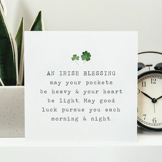 KDC - Irish blessing 6” sign