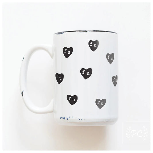 PCP0225-040 FU Hearts (Blue Mug)