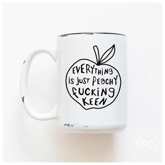 PCP0225-154 Peachy F Keen Mug