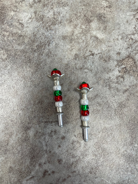 PEG-01 “E” Christmas Tulip Crib Peg Pair