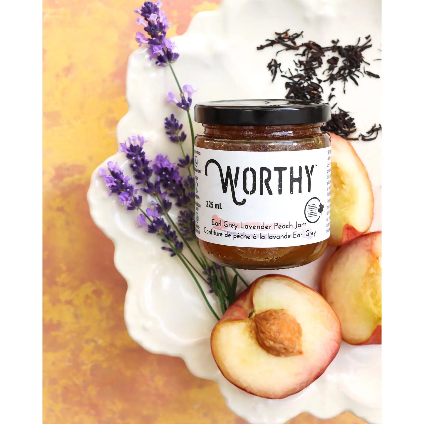 Worthy - Earl Grey Lavender Peach Jam