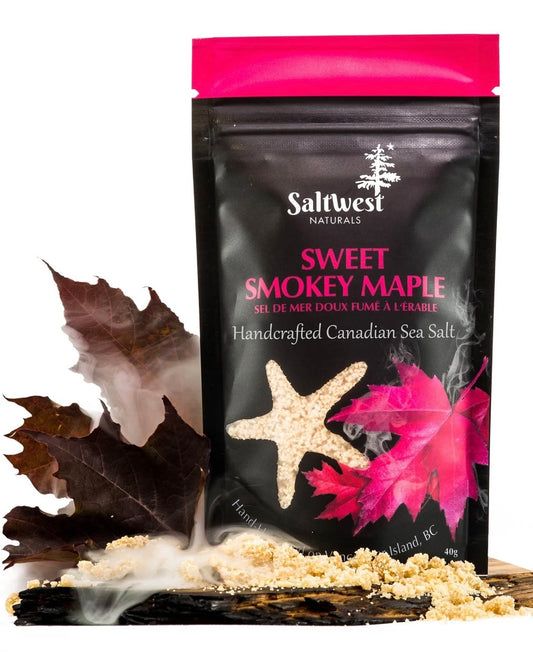 SALT-03 Handcrafted Sweet Smokey Maple Salt