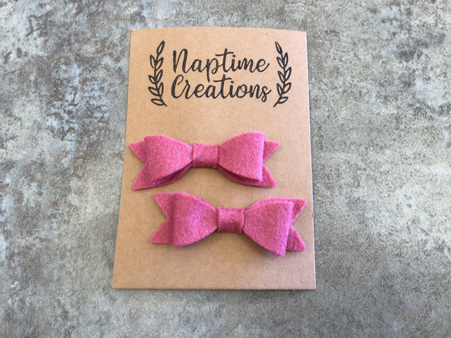 NTC - 21 Felt Bow Hair Clips