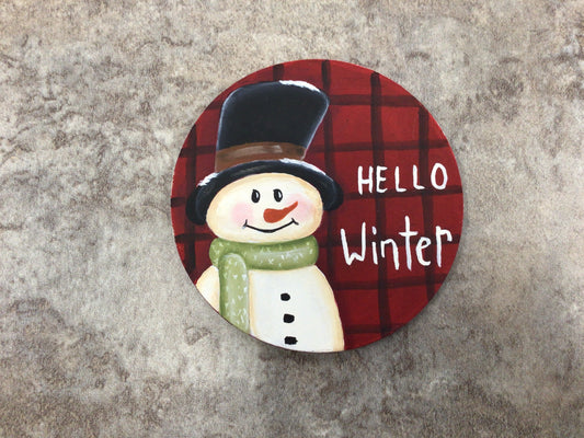 YE-38 round double-sided ornament