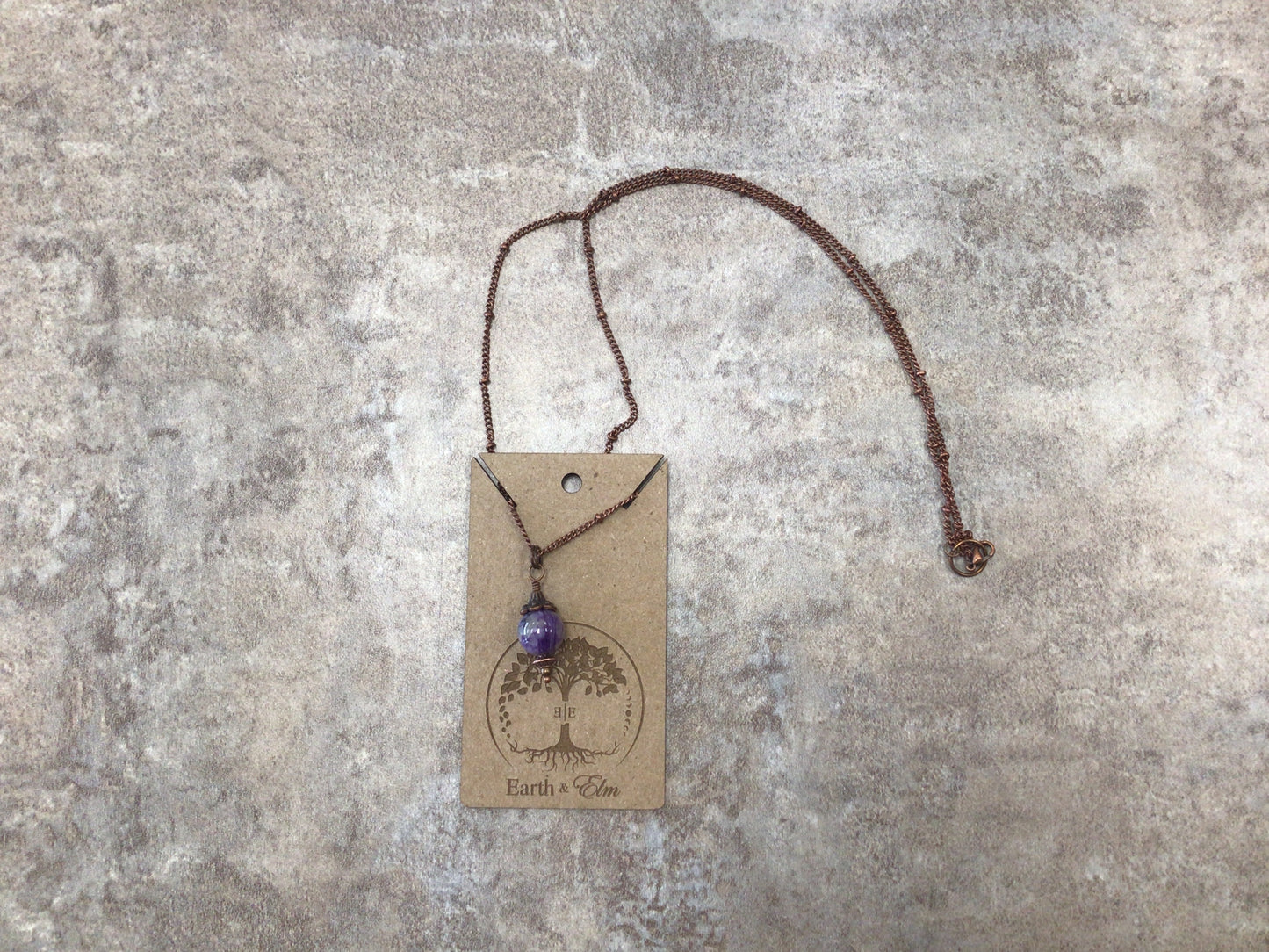 EAE Copper Charoite Necklace