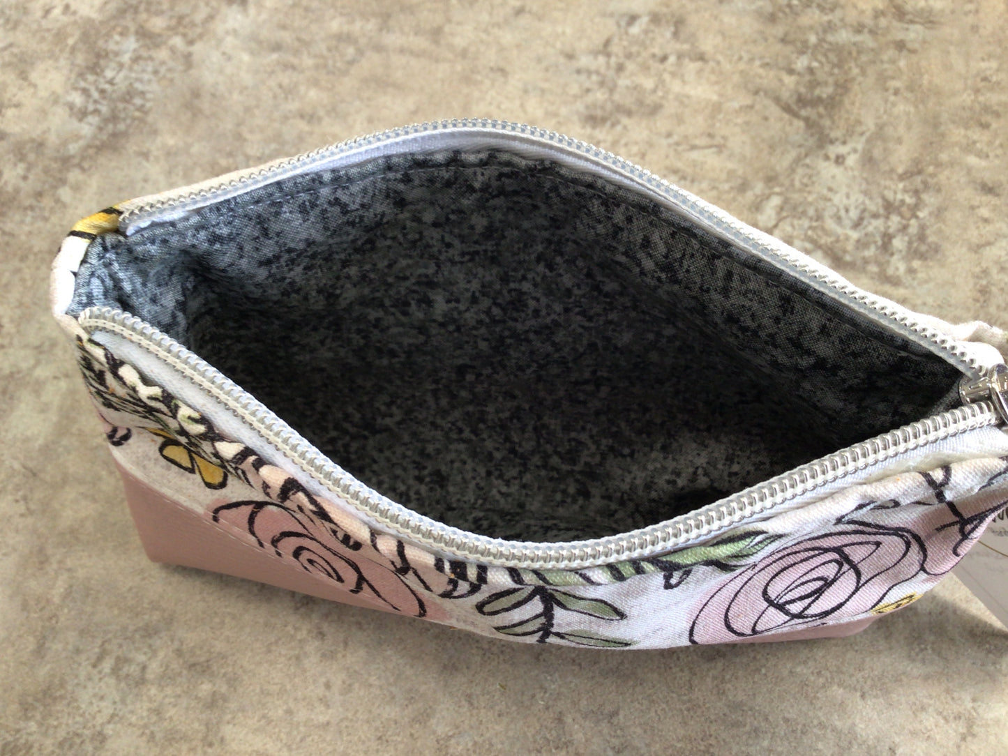 SWE-62 Pink & Floral Small Pouch