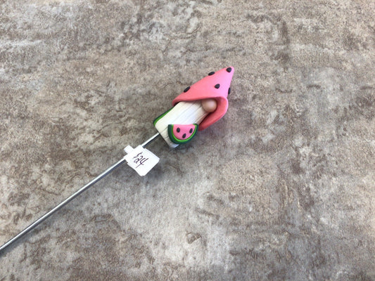CYC-02  Watermelon Gnome plant stake
