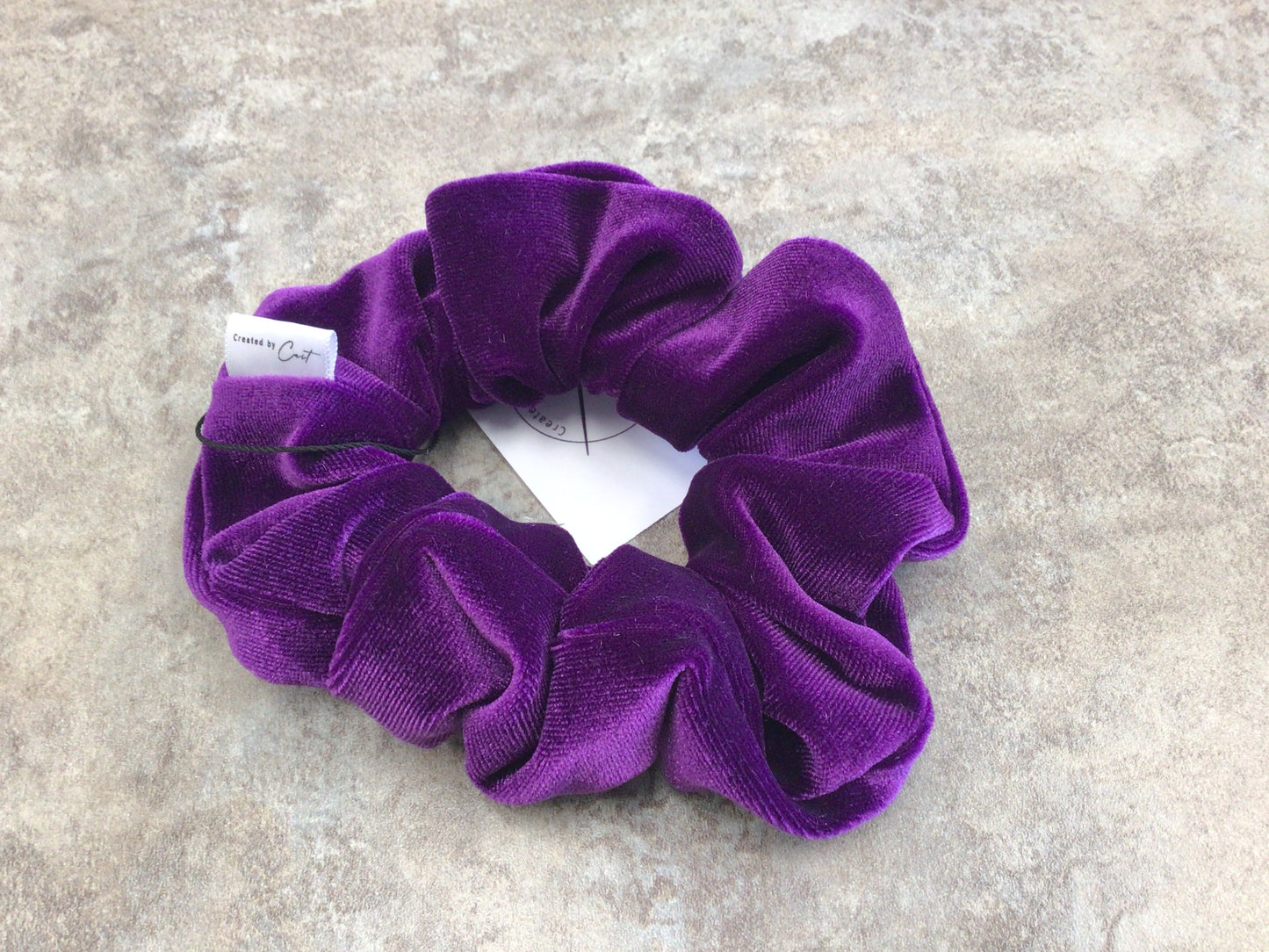 CBC-30 Velvet Scrunchie (Purple)
