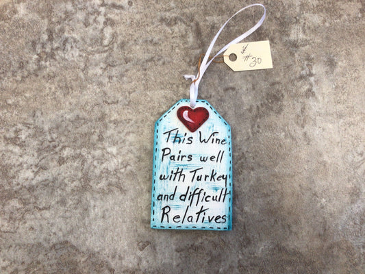 YE-30 Wine Ornament “Blue”