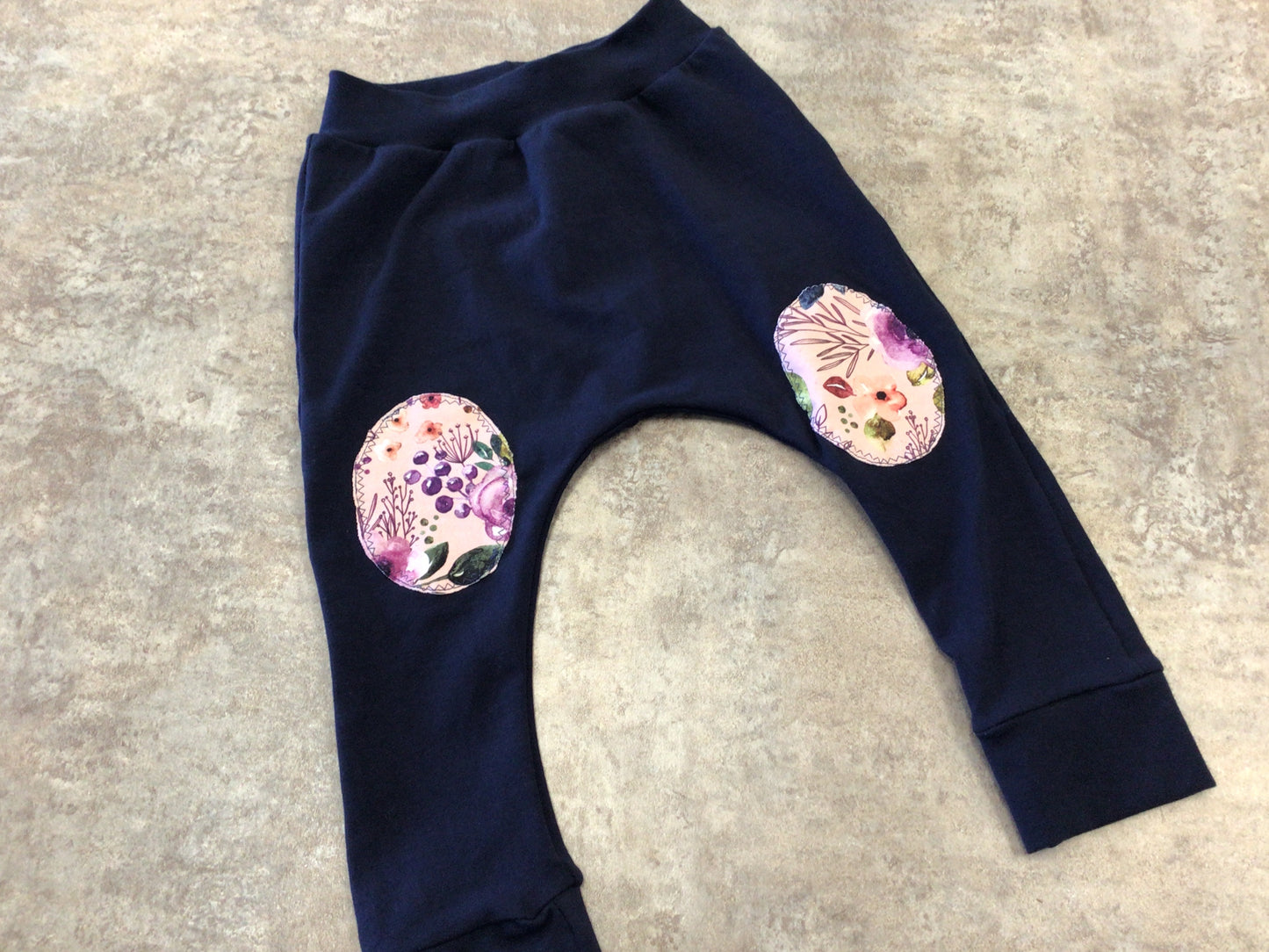 PPC Harem Pants “Navy floral” 24 months